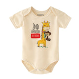 Second Generation Besties Custom Infant Short sleeve One Piece bodysuit vêtements pour bébé