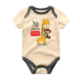 Second Generation Besties Custom Infant Short sleeve One Piece bodysuit vêtements pour bébé