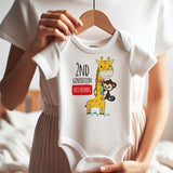 Second Generation Besties Custom Infant Short sleeve One Piece bodysuit vêtements pour bébé