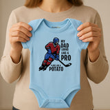 Kiddiepro Funny Hockey Dad Baby Clothes Hockey Humor Outfit