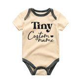 Personalized Last Name Bodysuit Welcome Baby Expecting Mom Gift Name Reveal Custom Baby clothes, Baby Outfit