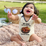 My Lola loves me more than adobo baby bodysuit grandparents love Filipino Cuisine Funny Filipino Delicacy Baby sleeper