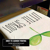 Kiddiepro Little Sprout Funny Vegan Custom Baby Clothes Adorable Playful Unisex Infant clothing Veggies Vegetable Lover Personalized Bodysuit Food Pun Outfit Pregnancy announcement Gift