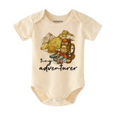 Kiddiepro Tiny Adventurer Baby Bodysuit Cute Outdoor Newborn Outfit Infant Adventure Romper  Vêtements bébé