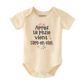 Rainbow Outfit French Baby Clothes Vêtements bébé Newborn Gift Sentimental Baby Shower Keepsake