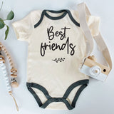 Best Friends Baby Bodysuit Cute Matching Outfit for Newborns & Infants Baby Shower Gift Vêtements bébé