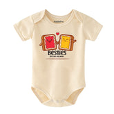 Besties Just Like Our Moms Baby Bodysuit Best friends Matching Outfit Baby Shower Gift Vêtements bébé