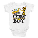 Kiddiepro First Birthday Construction Theme Baby Outfit Party Baby Clothes Milestone Bodysuit
