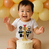 Kiddiepro First Birthday Race Car Baby Clothes Racing Car Themed Bodysuit