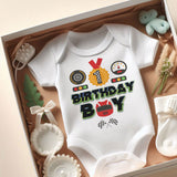 Kiddiepro First Birthday Race Car Baby Clothes Racing Car Themed Bodysuit