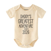 Personalized Sentimental Pregnancy Announcement Outfit Baby Shower Gift for Dad Cute Newborn Keepsake Bodysuit Vêtements bébé