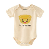 Little Eggtart Baby Bodysuit Cute Asian Dessert Theme Infant Outfit Baby Shower Gift Canada Vêtements bébé