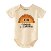 Grandma’s Little Empanada Baby Clothes Funny Food Theme Infant Bodysuit Vêtements bébé