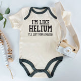 I'm like helium I'll lift spirits future chemist unisex short sleeve baby boy girl clothes custom bodysuit pregnancy announcement gift