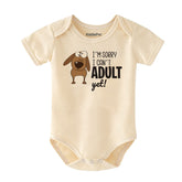 Funny Baby Quote Outfit I Can’t Adult Yet Baby Clothes Personalized Unisex Infant Bodysuit Vêtements bébé