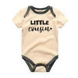 Little Cousin Unisex Baby Boy Girl Clothes pregnancy announcement outfit custom newborn bodysuit sibling reveal shirt