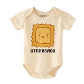 Little Ravioli Infant Bodysuit Adorable Italian Heritage Baby Clothes Pasta Lover Outfit Vêtements bébé