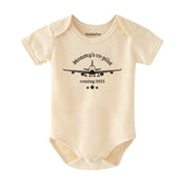 Mommy's co-pilot baby boy girl clothes Coming Soon outfit pregnancy announcement unisex short sleeve bodysuit