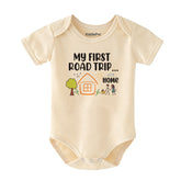 My First Road Trip Home Newborn Baby Bodysuit Coming Home Outfit Cute Baby Shower Gift for New Parents