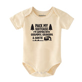 Family Vacation Travel Baby boy girl Clothes outdoor shirt camping buddy romper custom unisex bodysuit newborn gift