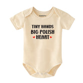 Tiny Hands Polish Outfit Pastry Bakery Romper heritage cultural baby bodysuit