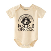 Police officer Baby Clothes Daughter Law Enforcement Dad Bodysuit Custom Newborn Romper Daddy's Girl Outfit