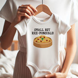 Small But Rice-ponsible funny foodie baby clothes pinoy rice and adobo outfit newborn clothes