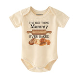Pastry Baby Bodysuit Mommy's Best Baked unisex infant clothing Bread Lover outfit Foodie romper Newborn Gift Bakers