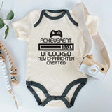 KiddiePro Gamer Baby Bodysuit Video Game Baby Romper Dad to be Gift Baby Boy Girl Clothes Unisex Clothing Custom Baby Shirt Newborn Outfit Pregnancy Announcement Baby Shower Gift