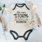 KiddiePro Rainbow Baby Bodysuit Miracle IVF Baby Romper Preemie Baby Shirt Premature Baby Clothing Unisex Baby Clothes Custom Infant Shirt Personalized Baby Romper