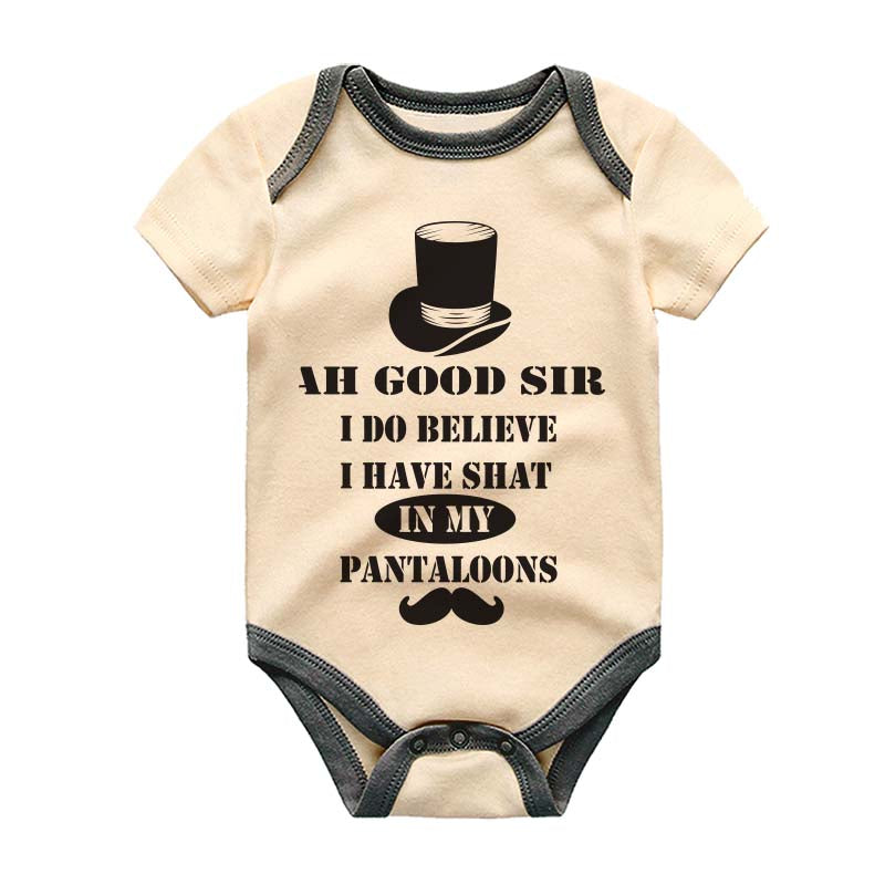 Funny Playful Mustache Poop joke Custom Baby Bodysuit Humor Newborn Baby Shower Gift Custom Shirt