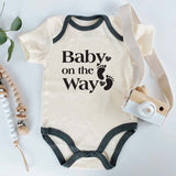 KiddiePro Baby On the Way Bodysuit Coming Soon Mom Dad's Bundle of Joy Baby Clothes Little Miracle Blessing Baby Romper Pregnancy Announcement Custom Shirt