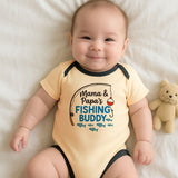 Fishing Buddy Baby Bodysuit for Boys and Girls Soft Cotton Infant One Piece Cute Newborn Outfit Baby Shower Gift for Parents