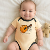 Guitar Music Baby Bodysuit Newborn Outfit Infant Clothes Boy Girl Short Sleeve Gift Idea