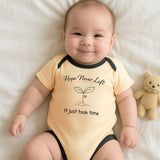 IVF Baby Bodysuit Cute Newborn Outfit for Boys or Girls Short Sleeve Infant Clothing Pregnancy Announcement gift