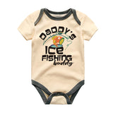 Personalized Daddy's Fishing Buddy Baby Boy Girl Clothes Fishing Baby Gift Newborn Pregnancy Reveal Baby Shower Gift Ideas Custom Baby Shirt