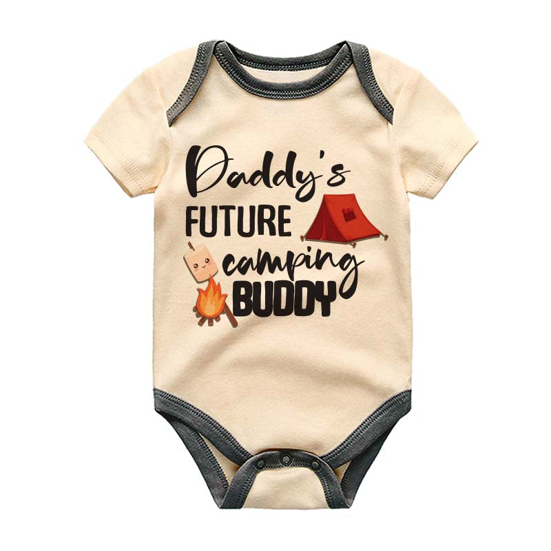 Camping Buddy Baby Bodysuit Outdoor Companion Partner Wilderness Nature Adventure Hiking Campfire travel Backpacking Trail Campsite Unisex Baby Clothing Outfit