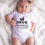 Cute Funny Pharmacist in training Custom Bodysuit Future Drug analyst Pharmaceutical Pharmacy Prescription Expert Healthcare Pharmacology Baby Outfit