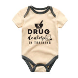 Cute Funny Pharmacist in training Custom Bodysuit Future Drug analyst Pharmaceutical Pharmacy Prescription Expert Healthcare Pharmacology Baby Outfit