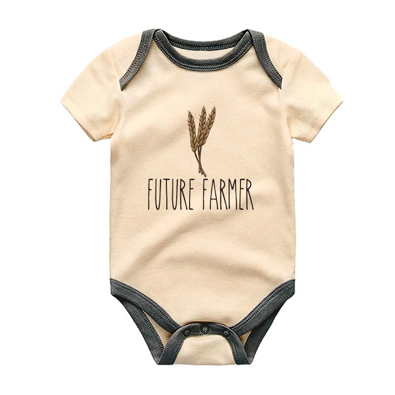 Future Farmer Baby Bodysuit Newborn Farm Outfit Infant Farming Apparel Baby Shower Gift Unisex Baby Clothing Agriculture Country Clothes Custom Shirt Baby Shower Gifts