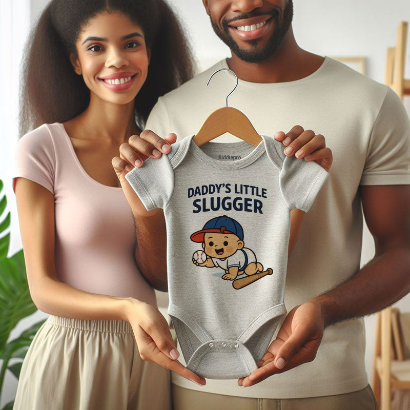 Kiddiepro Baseball Baby Bodysuit for Boys and Girls Soft Cotton Infant One Piece Cute Newborn Sports Outfit Baby Gift