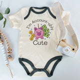 I'm account-ably Cute Baby Clothes Future Accountant Baby Outfit Futre CPA Bodysuit