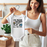 Video Games controller Gaming Buddy Gamer Dad Baby bodysuit