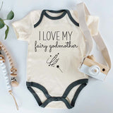 Godmother Baby Clothes Cute Minimalist Newborn Baptismal Outfit Baby Boy Girl Custom Bodysuit Baptism Christening Romper personalized baby apparel