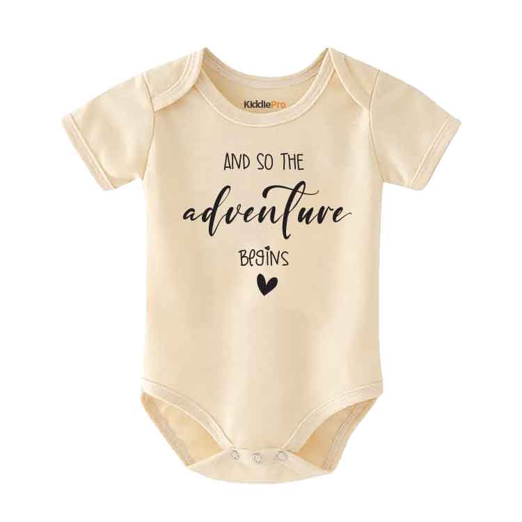 The Adventure Begins Unisex Infant One Piece Baby Bodysuit