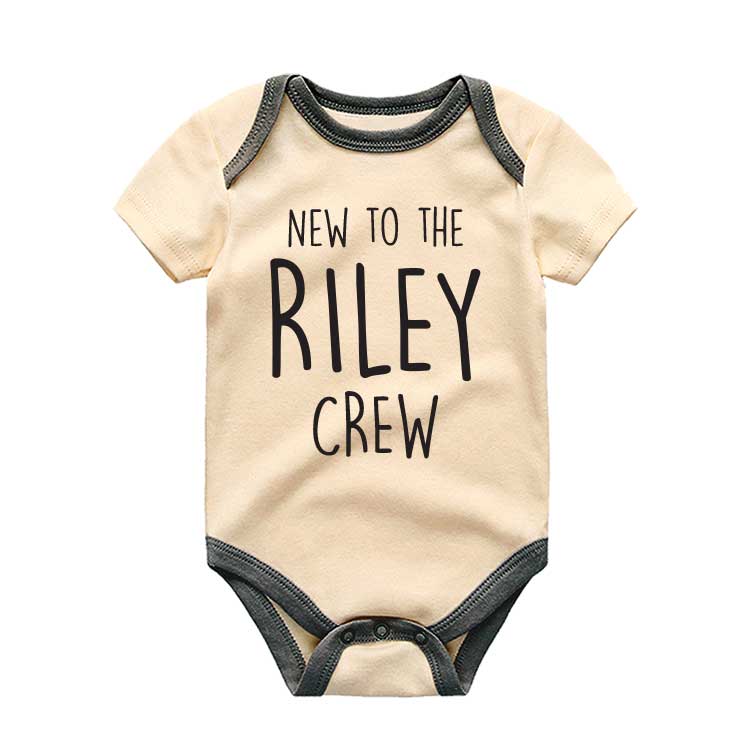 Personalized Lastname Baby Bodysuit Custom Family name baby clothes Custom Baby Gift  Personalized baby gift