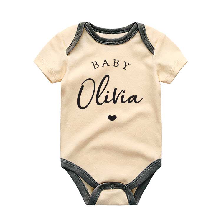 Custom Name Bodysuit, Welcome Baby, Expecting Mom Gift, Name Reveal, Custom Baby clothes, Baby Outfit