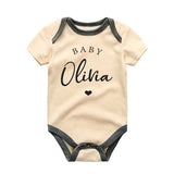 Custom Name Bodysuit, Welcome Baby, Expecting Mom Gift, Name Reveal, Custom Baby clothes, Baby Outfit