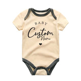 Custom Name Bodysuit, Welcome Baby, Expecting Mom Gift, Name Reveal, Custom Baby clothes, Baby Outfit