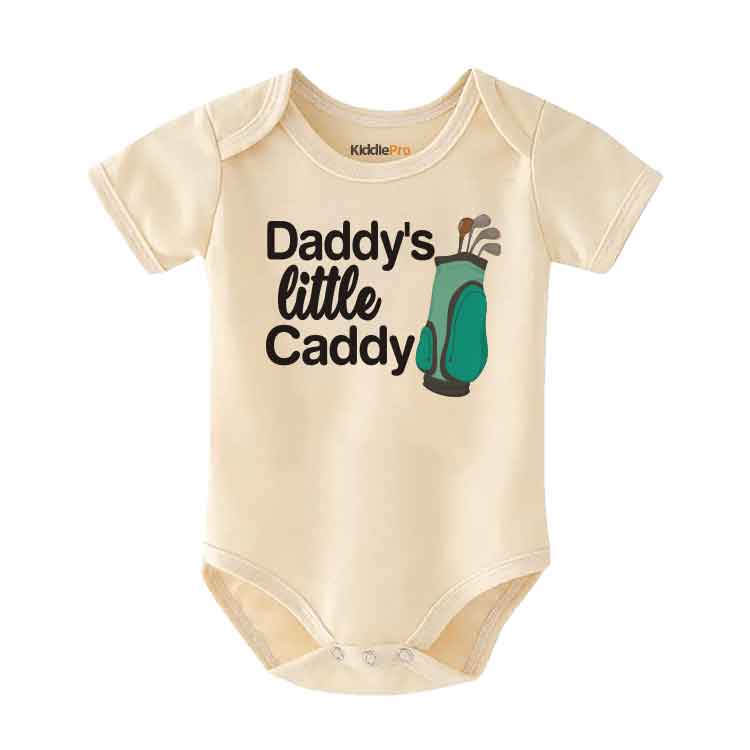 Daddy's Little Caddy Baby Bodysuit, cute fathers day gift, Golfing Buddy, Golf Lover, Future Golfer baby clothes